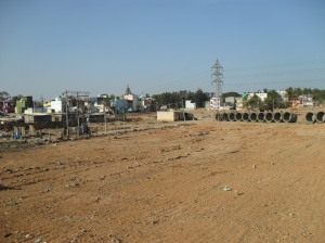 The demolished Ejipura slum